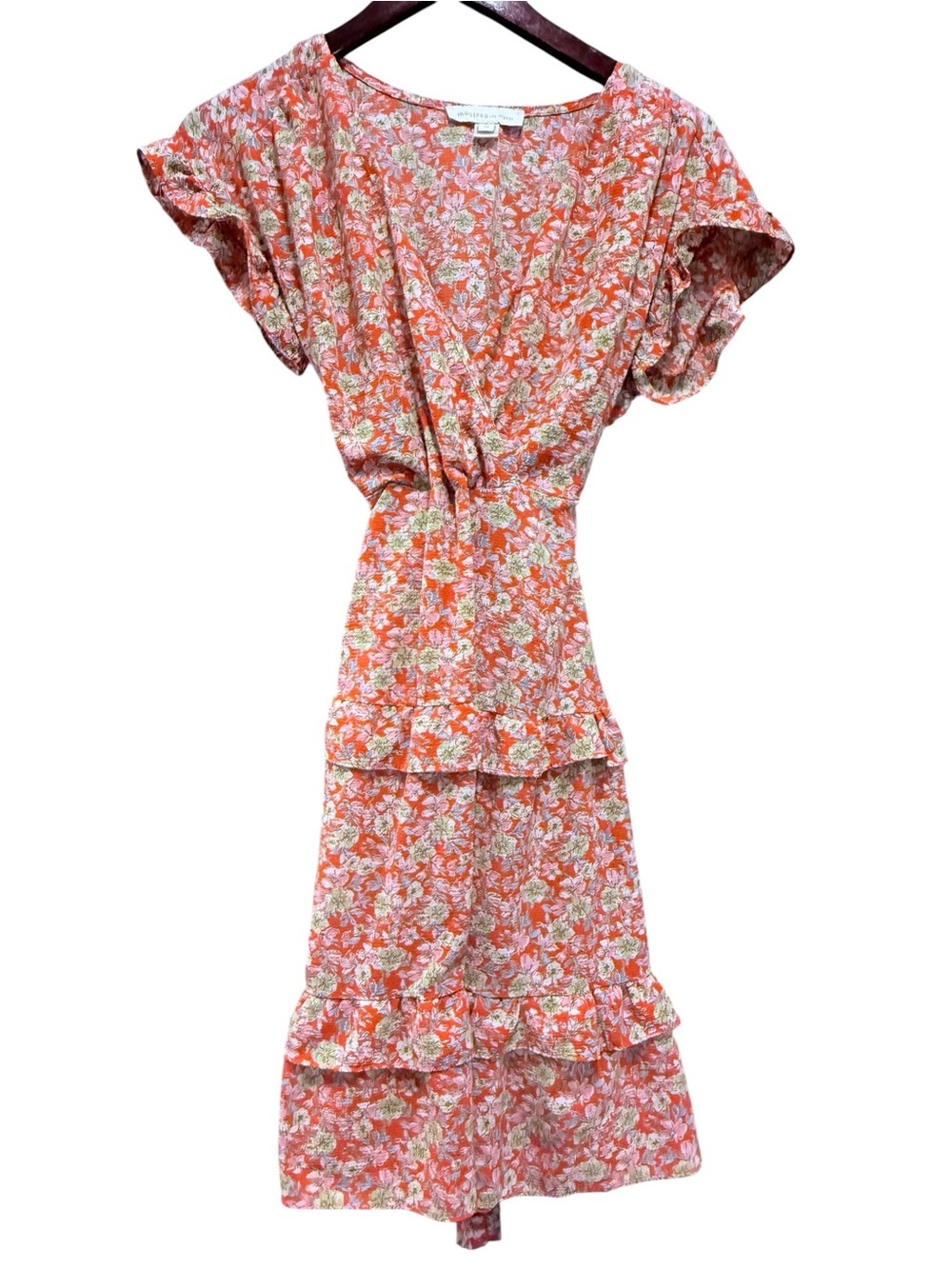 Floral Tiered Midi Dress